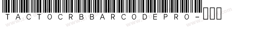 TACTOCR BBarCodePro字体转换